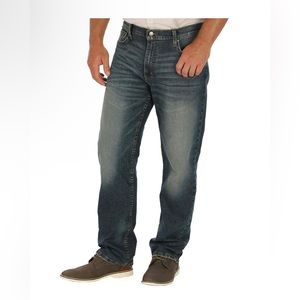 GEORGE Mens Jeans Size 42X30 Athletic Style Distressed New
